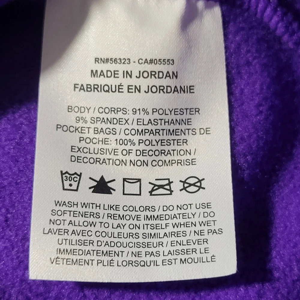 Nike Thermal Full Zip Purple Jacket Women's Size Large